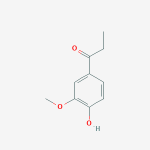 molecular formula C10H12O3 B104605 1-(4-羟基-3-甲氧基苯基)丙酮 CAS No. 1835-14-9