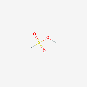molecular formula C₂H₆O₃S B104607 甲基甲磺酸酯 CAS No. 66-27-3