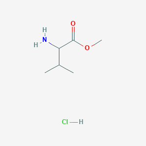 molecular formula C6H13ClNO2- B104609 Methyl 2-amino-3-methylbutanoate hydrochloride CAS No. 5619-05-6