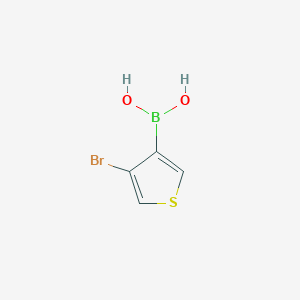 molecular formula C4H4BBrO2S B010461 (4-Bromothiophen-3-yl)boronic acid CAS No. 101084-76-8