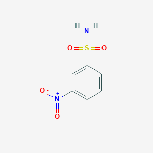 molecular formula C7H8N2O4S B104620 4-Methyl-3-nitrobenzenesulfonamide CAS No. 6949-23-1