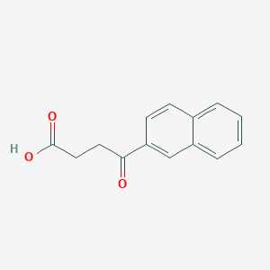 molecular formula C14H12O3 B104628 4-(2-Naphthyl)-4-oxobutanoic acid CAS No. 1590-22-3