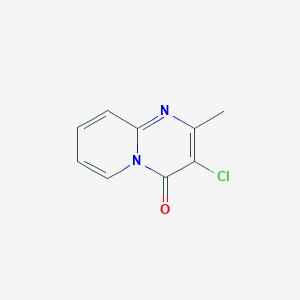 molecular formula C9H7ClN2O B104644 3-氯-2-甲基-4H-吡啶并[1,2-a]嘧啶-4-酮 CAS No. 16867-33-7