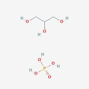 molecular formula C3H11O7P B104645 1,2,3-丙三醇，磷酸酯 CAS No. 12040-65-2
