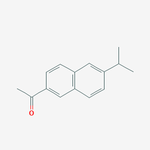 molecular formula C15H16O B010466 6-Acetyl-2-isopropylnaphthalene CAS No. 107208-69-5