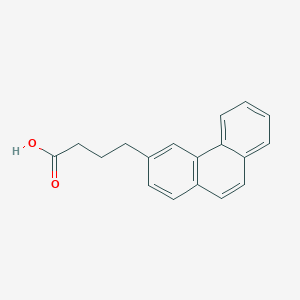 molecular formula C18H16O2 B104675 4-(3-苯并基)丁酸 CAS No. 13728-56-8