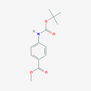 molecular formula C13H17NO4 B104676 甲基4-(BOC-氨基)苯甲酸酯 CAS No. 164596-20-7