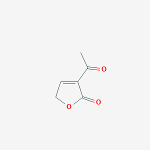 molecular formula C6H6O3 B104677 2(5H)-Furanone, 3-acetyl- CAS No. 80436-91-5