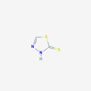 molecular formula C2H2N2S2 B104684 1,3,4-噻二唑-2(3H)-硫酮 CAS No. 18686-82-3