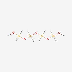 molecular formula C10H30O5Si4 B104689 Tetrasiloxane, 1,7-dimethoxy-1,1,3,3,5,5,7,7-octamethyl- CAS No. 17928-31-3