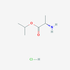 molecular formula C6H14ClNO2 B104695 L-丙氨酸异丙酯盐酸盐 CAS No. 62062-65-1
