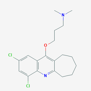 6H-Cyclohepta(b)quinoline, 2,4-dichloro-11-(3-(dimethylamino)propoxy)-7,8,9,10-tetrahydro-