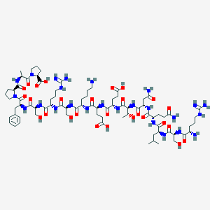 molecular formula C78H127N25O27 B010473 Glicentin (1-16) CAS No. 104504-00-9