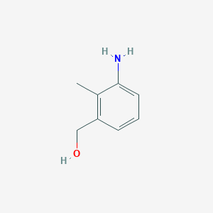 molecular formula C8H11NO B104730 (3-Amino-2-methylphenyl)methanol CAS No. 83647-42-1