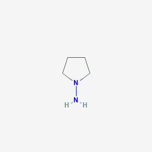 molecular formula C4H10N2 B104732 1-吡咯烷胺 CAS No. 16596-41-1