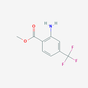 molecular formula C9H8F3NO2 B104740 Methyl 2-amino-4-(trifluoromethyl)benzoate CAS No. 61500-87-6