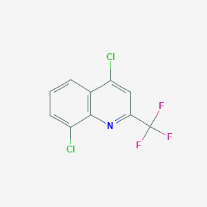 molecular formula C10H4Cl2F3N B104743 4,8-二氯-2-(三氟甲基)喹啉 CAS No. 18706-35-9