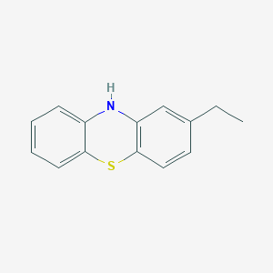 molecular formula C14H13NS B104749 2-Ethyl-10H-phenothiazine CAS No. 61852-27-5