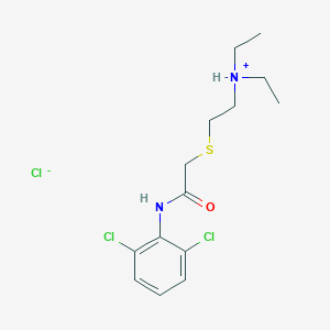 2',6'-Dichloro-2-(2-(diethylamino)ethyl)thioacetanilide hydrochloride