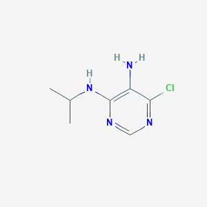 molecular formula C7H11ClN4 B104765 6-Chloro-N4-isopropylpyrimidine-4,5-diamine CAS No. 18202-82-9