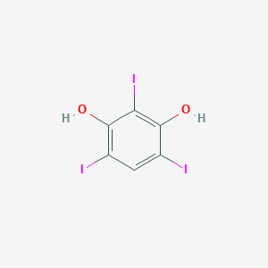 molecular formula C6H3I3O2 B104771 2,4,6-Triiodoresorcinol CAS No. 19403-92-0