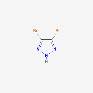 molecular formula C2HBr2N3 B104779 4,5-Dibromo-1H-1,2,3-triazole CAS No. 15294-81-2