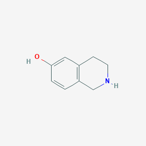 molecular formula C9H11NO B104784 1,2,3,4-四氢异喹啉-6-醇 CAS No. 14446-24-3