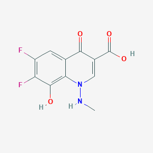molecular formula C11H8F2N2O4 B104800 Marbofloxacin Impurity A CAS No. 115551-40-1