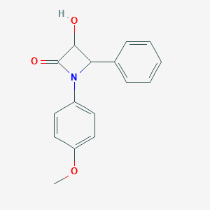 3-Hydroxy-1-(4-methoxyphenyl)-4-phenylazetidin-2-one
