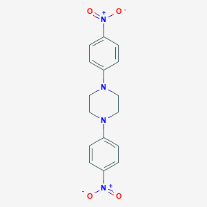 molecular formula C16H16N4O4 B104811 1,4-双(4-硝基苯基)哌嗪 CAS No. 16264-05-4