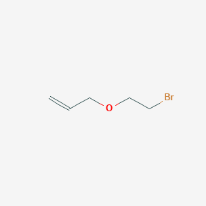 B104843 3-(2-Bromoethoxy)prop-1-ene CAS No. 15424-04-1