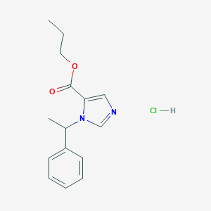 molecular formula C15H19ClN2O2 B104851 Propoxate hydrochloride CAS No. 7036-61-5