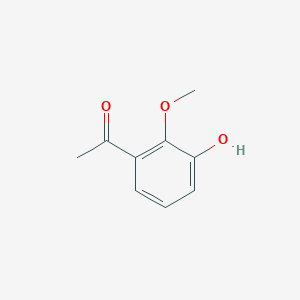 molecular formula C9H10O3 B104862 1-(3-Hydroxy-2-methoxyphenyl)ethanone CAS No. 204781-71-5