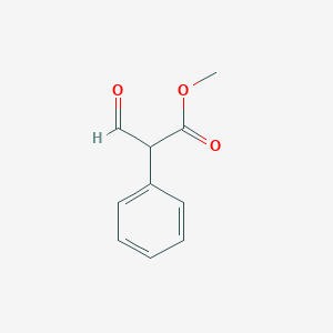 molecular formula C10H10O3 B104901 Methyl 3-oxo-2-phenylpropanoate CAS No. 19242-49-0