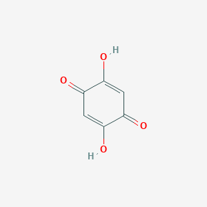 molecular formula C6H4O4 B104904 2,5-Dihydroxy-1,4-benzoquinone CAS No. 615-94-1