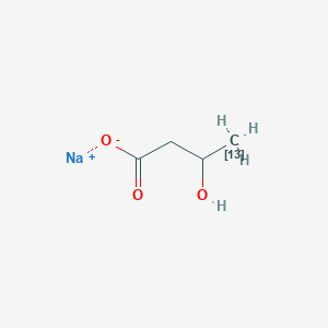 molecular formula C4H7NaO3 B104906 Sodium;3-hydroxy(413C)butanoate CAS No. 287111-43-7