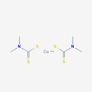 molecular formula C6H12CoN2S4 B104911 Cobalt(2+);N,N-dimethylcarbamodithioate CAS No. 15416-45-2