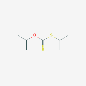 molecular formula C7H14OS2 B010492 Carbonic acid, dithio-, O,S-diisopropyl ester CAS No. 19615-06-6