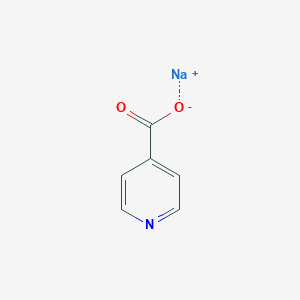 molecular formula C6H4NNaO2 B104920 Sodium isonicotinate CAS No. 16887-79-9