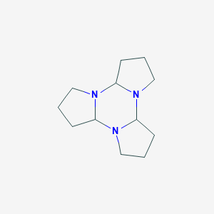molecular formula C12H21N3 B104921 Dodecahydrotripyrrolo(1,2-a:1',2'-c:1'',2''-e)(1,3,5)triazine CAS No. 5981-17-9