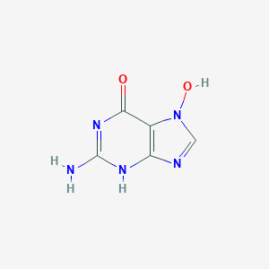 molecular formula C5H5N5O2 B104956 7-羟基鸟嘌呤 CAS No. 16870-91-0