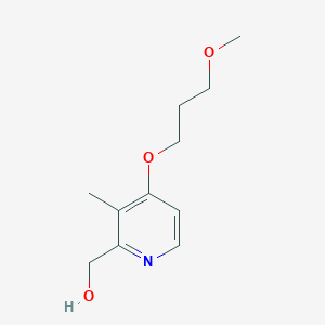 molecular formula C11H17NO3 B104962 2-Hydroxymethyl-4-(3-methoxypropoxy)-3-methylpyridine CAS No. 118175-10-3