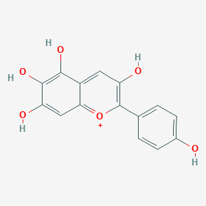 molecular formula C₁₅H₁₁ClO₆ B104973 Aurantinidin CAS No. 25041-66-1