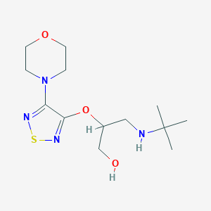 molecular formula C13H24N4O3S B104974 Isotimolol CAS No. 59697-06-2