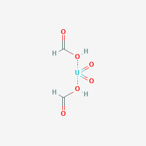 molecular formula C2H2O6U B104979 Dioxo(sulphato(2-)-O)uranium CAS No. 16984-59-1