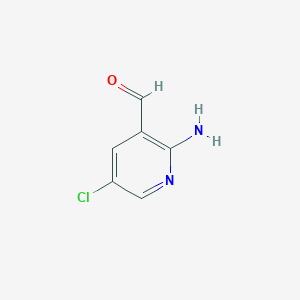 molecular formula C6H5ClN2O B104992 2-氨基-5-氯烟酰醛 CAS No. 54856-61-0