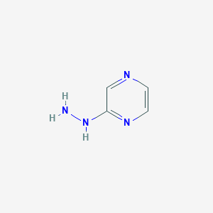 molecular formula C4H6N4 B104995 2-肼基吡嗪 CAS No. 54608-52-5