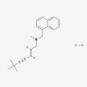 [(E)-6,6-Dimethylhept-2-en-4-ynyl]-methyl-(naphthalen-1-ylmethyl)azanium;chloride