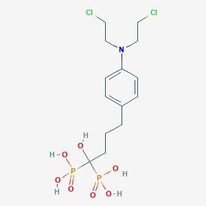 B010500 4-(4-(Bis(2-chloroethyl)amino)phenyl)-1-hydroxybutane-1,1-bisphosphonic acid CAS No. 104233-81-0