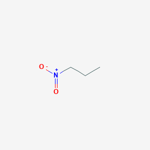 molecular formula CH3CH2CH2NO2<br>C3H7NO2 B105015 1-Nitropropane CAS No. 108-03-2